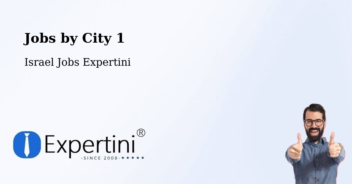 City Jobs in Israel - Expertini